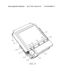 HANDHELD DISPLAY DEVICE FOR ASSOCIATING MULTIMEDIA OBJECTS WITH PRINTED SUBSTRATES diagram and image