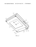 HANDHELD DISPLAY DEVICE FOR REVEALING HIDDEN CONTENT ON A PRINTED SUBSTRATE diagram and image