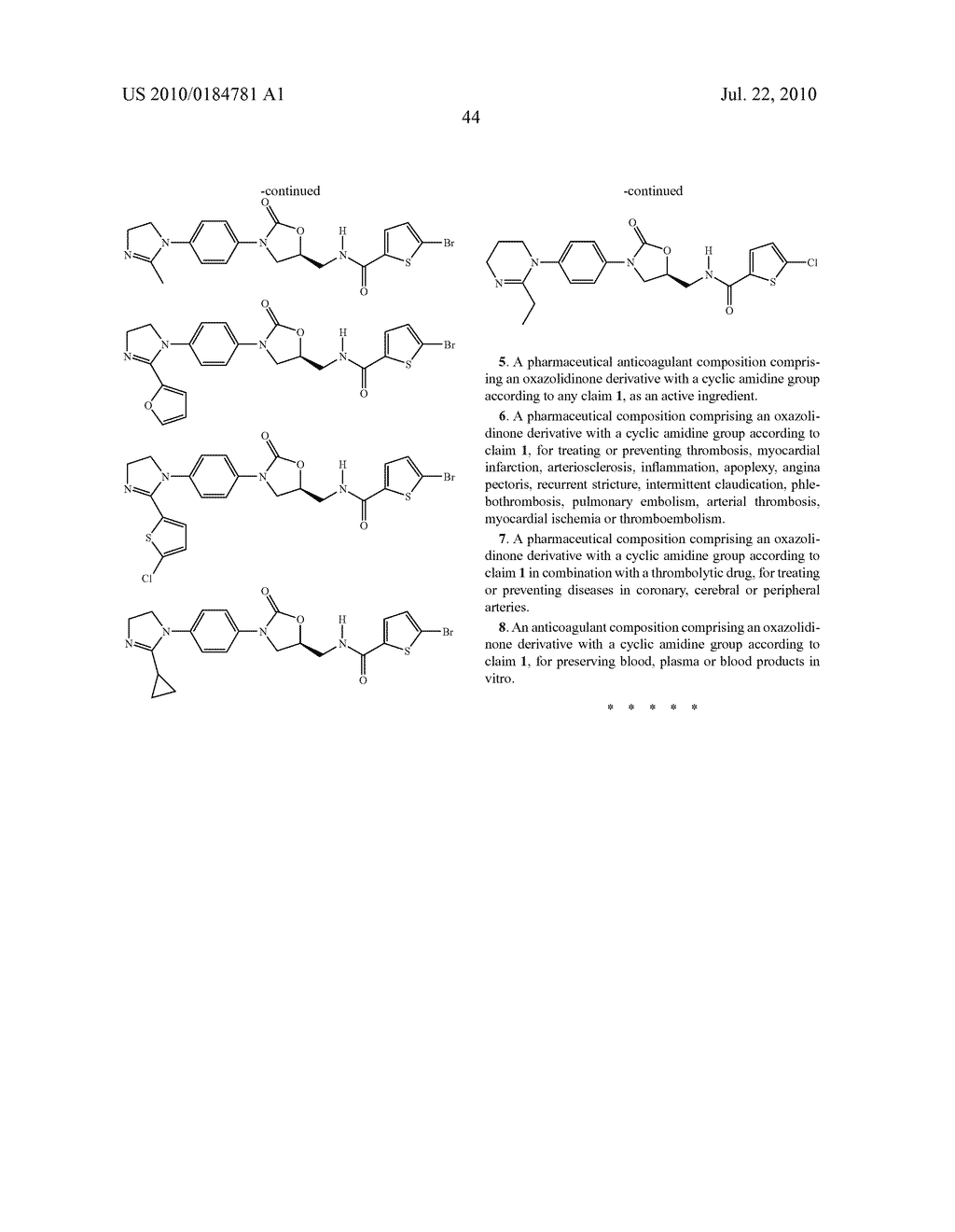 FXA INHIBITORS WITH CYCLIC AMIDINES AS P4 SUBUNIT, PROCESSES FOR THEIR PREPARATIONS, AND PHARMACEUTICAL COMPOSITIONS AND DERIVATIVES THEREOF - diagram, schematic, and image 46