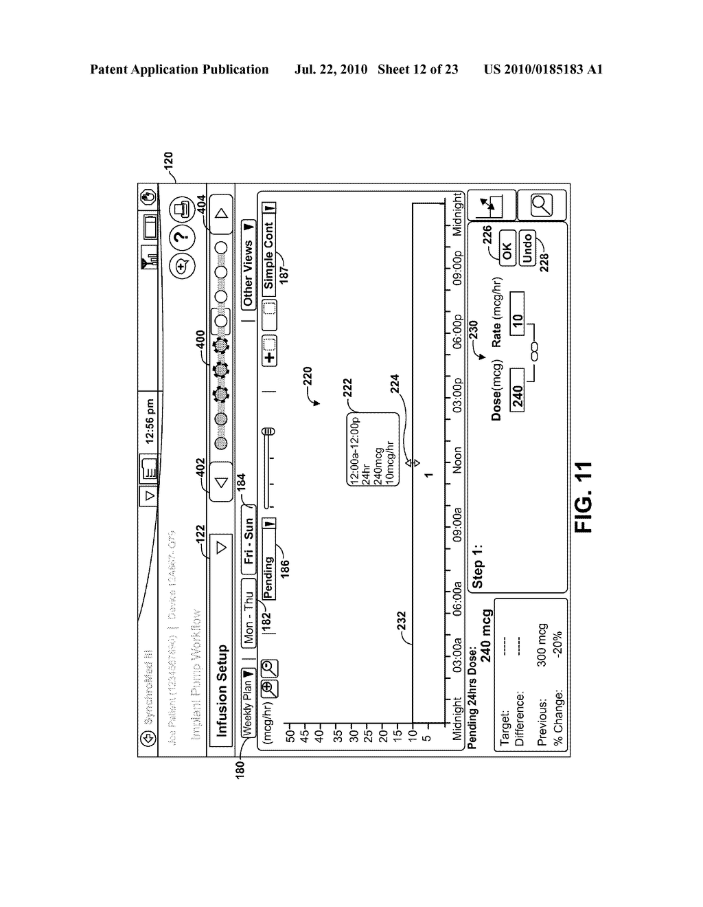 USER INTERFACE THAT DISPLAYS PENDING AND SELECTED PROGRAMMING FOR AN IMPLANTABLE MEDICAL DEVICE - diagram, schematic, and image 13