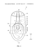 FLUSH TOILET BOWL diagram and image