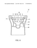 FLUSH TOILET BOWL diagram and image