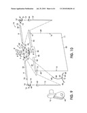 Collapsible shield assembly for grass and wed trimmers diagram and image