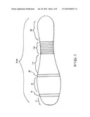 Insole for a ballet slipper diagram and image