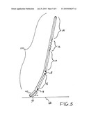 Insole for a ballet slipper diagram and image