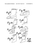 Shoe and boot construction with attachable components diagram and image