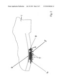 SPORTS SHOE AND A GROUND PLATE DEVICE diagram and image