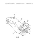 Article of Footwear with Suspended Stud Assembly diagram and image