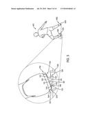 Article of Footwear with Suspended Stud Assembly diagram and image