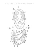 Article of Footwear with Suspended Stud Assembly diagram and image