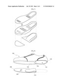 STRUCTURE OF SHOES UPPERS, A MANUFACTURING METHOD OF SHOES AND A STRUCTURE OF SHOES diagram and image