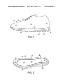 Article of Footwear with Two Part Midsole Assembly diagram and image