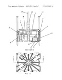 Remotely operated electronic rotatable decoy stand diagram and image