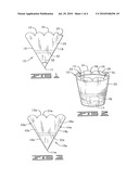 METHOD OF USING A CONICAL FLORAL SLEEVE diagram and image