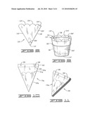 METHOD OF USING A CONICAL FLORAL SLEEVE diagram and image