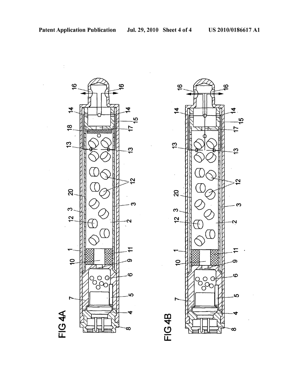 Gas generator and method for influencing a gas flow in a gas generator - diagram, schematic, and image 05