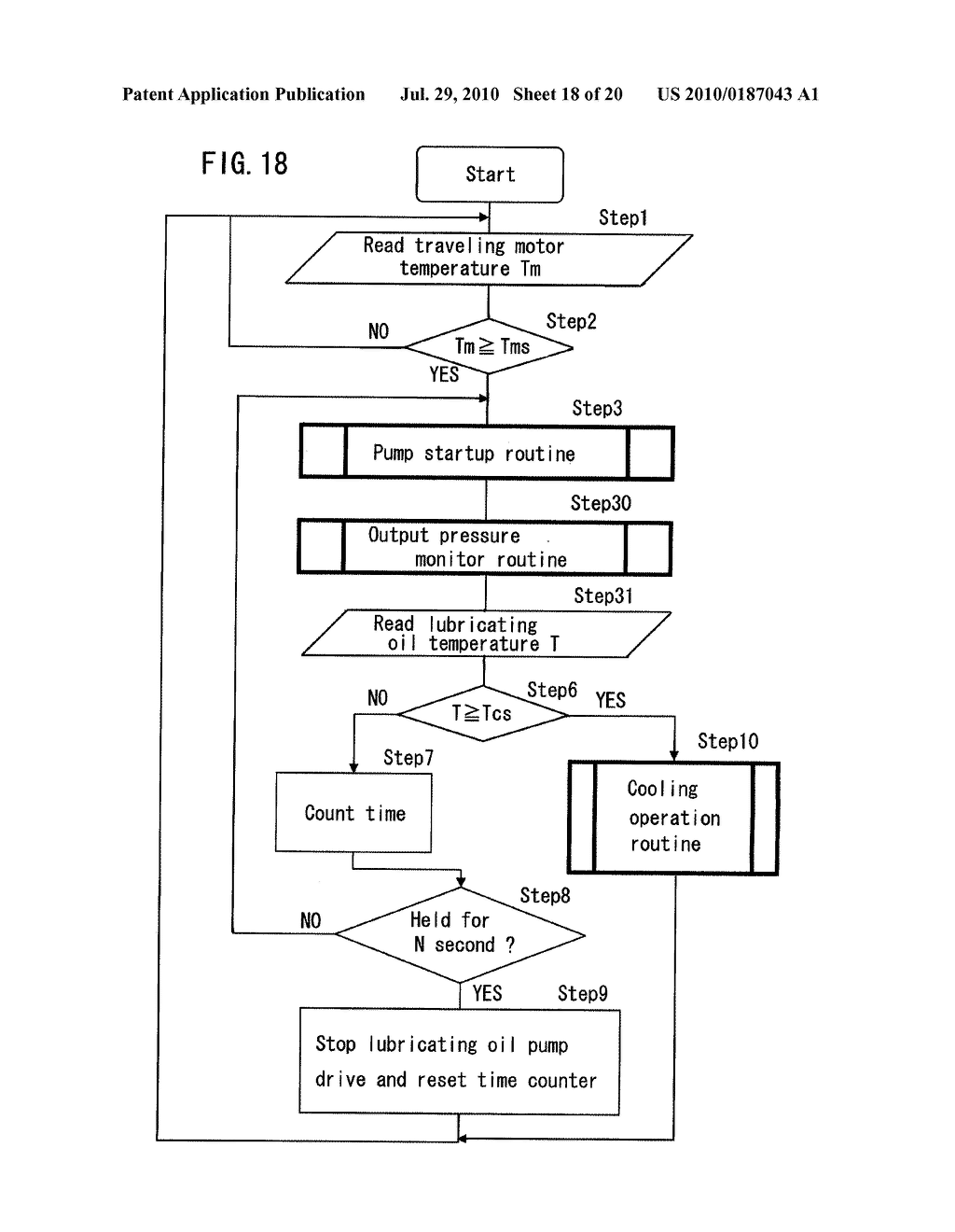 LUBRICATING OIL COOLING DEVICE FOR TRAVELING SPEED REDUCTION GEAR - diagram, schematic, and image 19