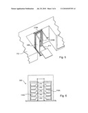 HOLD LAYOUT DEVICE FOR AN AIRCRAFT FOR CREW-MEMBER REST AND AIRCRAFT COMPRISING SAME diagram and image