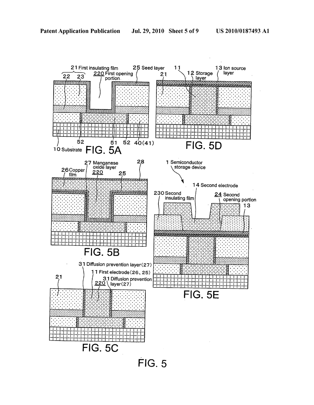 Semiconductor storage device and method of manufacturing the same - diagram, schematic, and image 06