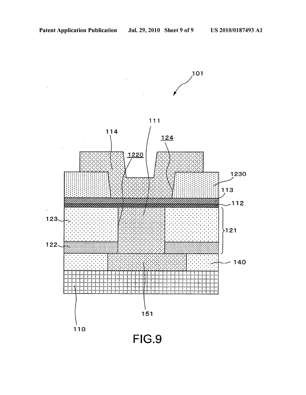 Semiconductor storage device and method of manufacturing the same - diagram, schematic, and image 10