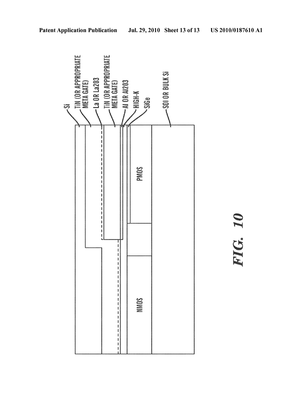 SEMICONDUCTOR DEVICE HAVING DUAL METAL GATES AND METHOD OF MANUFACTURE - diagram, schematic, and image 14