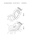 TWO PHASE PROTECTIVE CAR SEAT COVER FOR CHILD AND INFANT SAFETY CHAIRS diagram and image