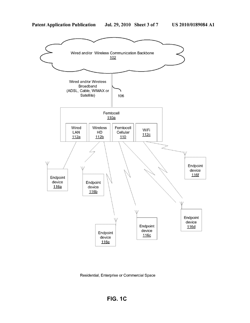 METHOD AND SYSTEM FOR OPTIMAL CONTROL OF DATA DELIVERY PATHS FOR A FEMTOCELL NETWORK - diagram, schematic, and image 04