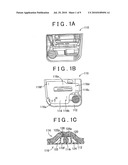 Cushion material fastening structure for interior trim part diagram and image