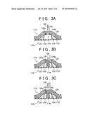 Cushion material fastening structure for interior trim part diagram and image