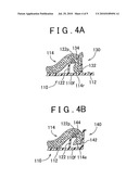 Cushion material fastening structure for interior trim part diagram and image