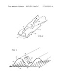 METHOD FOR REMOVING SOOT PARTICLES FROM AN EXHAUST GAS, ASSOCIATED COLLECTING ELEMENT AND SYSTEM diagram and image