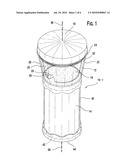 Two Part Container Adapted To Separately Hold Consumable Foodstuffs diagram and image