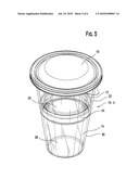 Two Part Container Adapted To Separately Hold Consumable Foodstuffs diagram and image