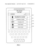MOBILE DEVICE USER INTERFACE FOR DISPLAYING EMERGENCY INFORMATION diagram and image