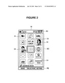 MOBILE ELECTRONIC DEVICE AND METHOD OF DISPLAYING ON SAME diagram and image