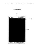 MOBILE ELECTRONIC DEVICE AND METHOD OF DISPLAYING ON SAME diagram and image