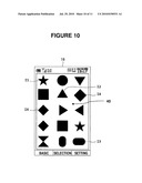 MOBILE ELECTRONIC DEVICE AND METHOD OF DISPLAYING ON SAME diagram and image