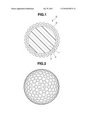 MULTI-PIECE SOLID GOLF BALL diagram and image