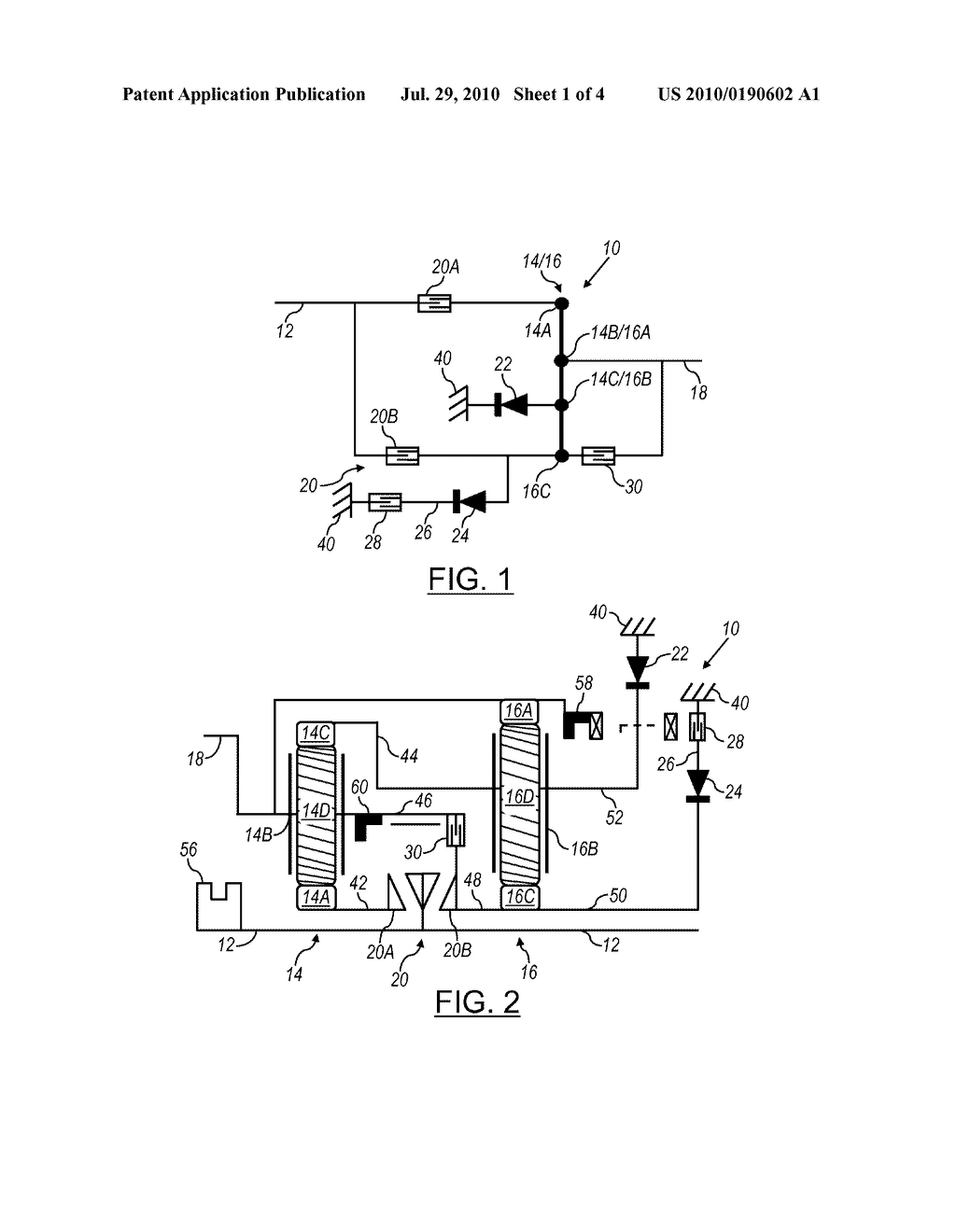 MULTI-SPEED TRANSMISSION HAVING TWO PLANETARY GEAR SETS - diagram, schematic, and image 02