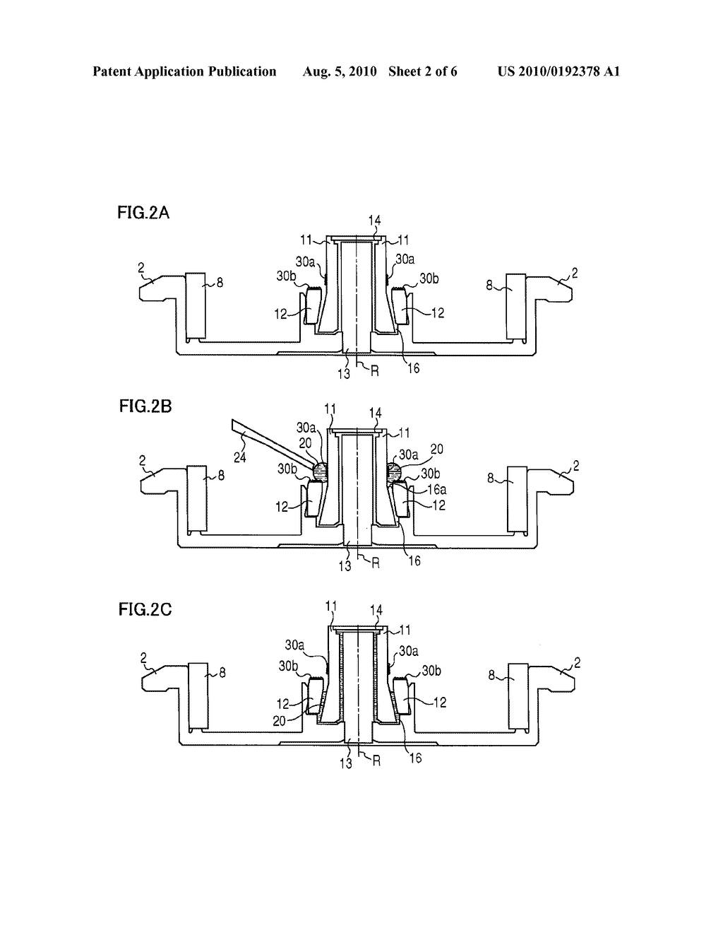 METHOD FOR MANUFACTURING A FLUID DYNAMIC BEARING, A FLUID DYNAMIC BEARING, A MOTOR, AND A DISK DRIVE DEVICE - diagram, schematic, and image 03