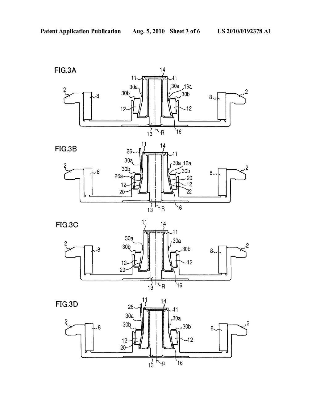 METHOD FOR MANUFACTURING A FLUID DYNAMIC BEARING, A FLUID DYNAMIC BEARING, A MOTOR, AND A DISK DRIVE DEVICE - diagram, schematic, and image 04