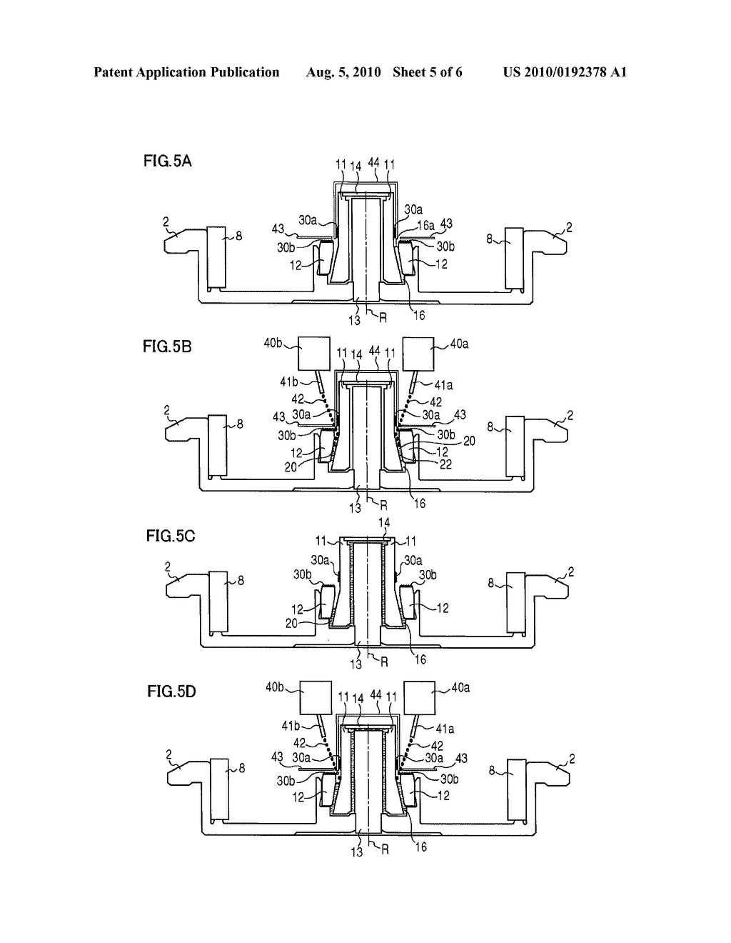 METHOD FOR MANUFACTURING A FLUID DYNAMIC BEARING, A FLUID DYNAMIC BEARING, A MOTOR, AND A DISK DRIVE DEVICE - diagram, schematic, and image 06