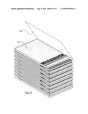 PROCESS OF PRODUCING HIP, RIDGE OR RAKE SHINGLES, SHINGLES PRODUCED THEREBY AND STACKS OF THE SHINGLES diagram and image