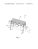 FOLDABLE BAR TABLE diagram and image