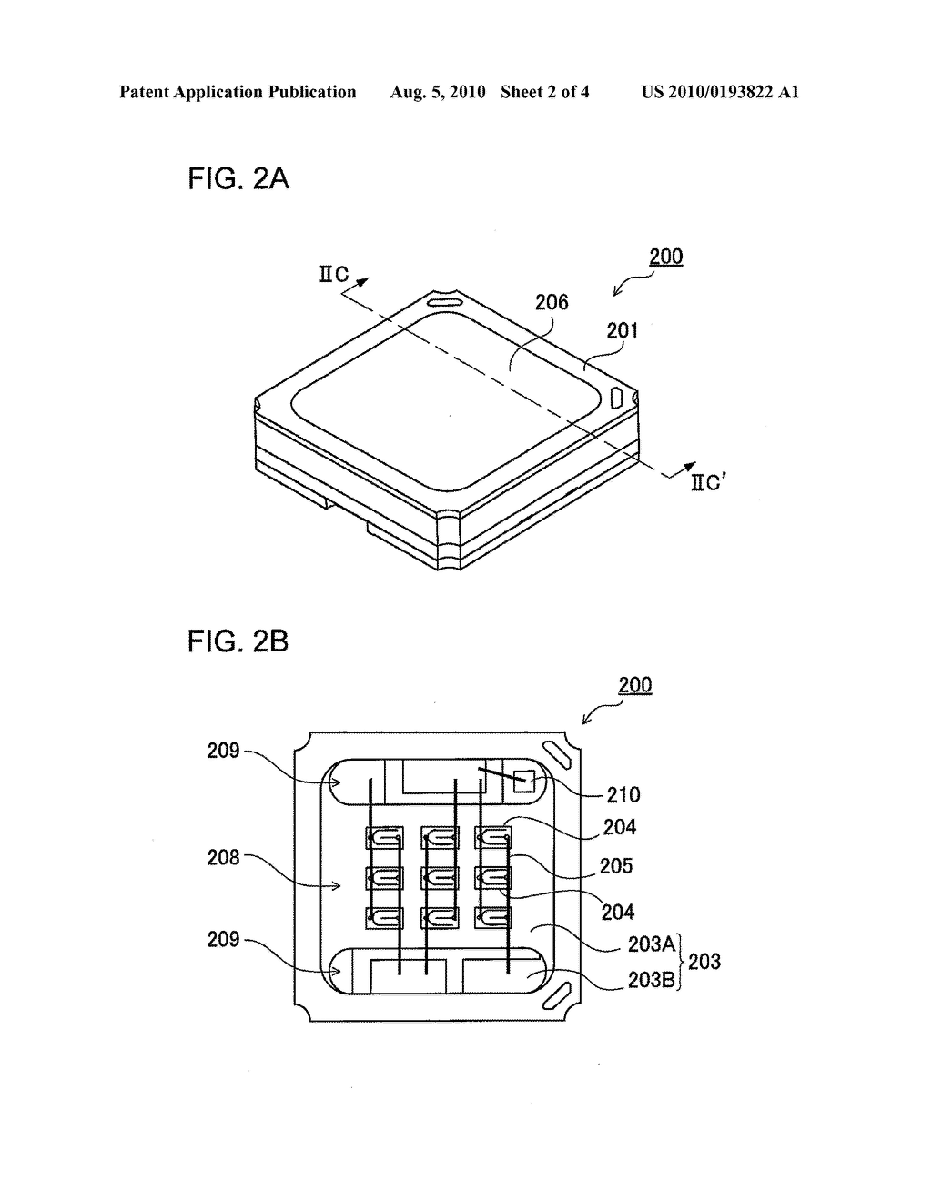 LIGHT EMITTING SEMICONDUCTOR DEVICE AND METHOD OF MANUFACTURE THEREOF - diagram, schematic, and image 03