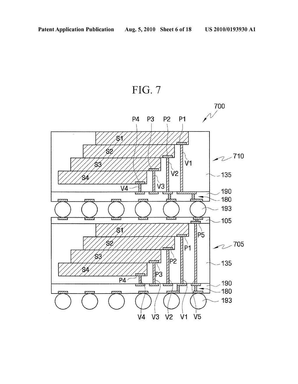 MULTI-CHIP SEMICONDUCTOR DEVICES HAVING CONDUCTIVE VIAS AND METHODS OF FORMING THE SAME - diagram, schematic, and image 07