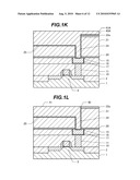 SEMICONDUCTOR DEVICE HAVING WIRINGS FORMED BY DAMASCENE diagram and image