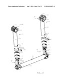 WHEELCHAIR HAVING HEIGHT-ADJUSTABLE AXLE MOUNTS diagram and image