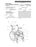 Cross-Frame Wheelchair with Foldable Seat and Back diagram and image