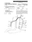 Portable neck and head support with strap for holding during use and storage diagram and image